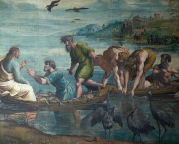 The Miraculous Draught Of Fishes Artwork by Raphael