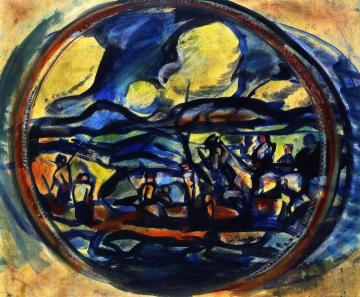 Landscape, the Ride Artwork by Georges Rouault