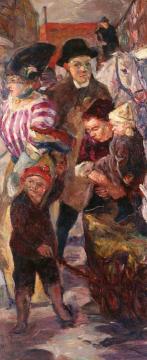 The Street Artwork by Max Beckmann