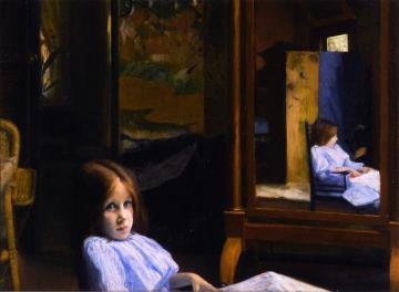 Little Girl Artwork by Jacques Emile Blanche