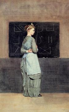 Blackboard Artwork by Winslow Homer
