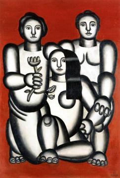 Composition with Three Women Artwork by Fernand Léger