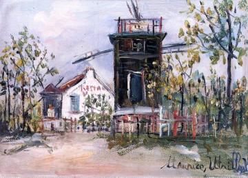 Moulin de Sannois Artwork by Maurice Utrillo