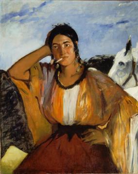 Gypsy with Cigarette Artwork by Edouard Manet