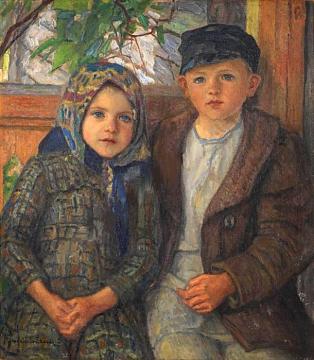 Models Artwork by Nikolai Petrovich Bogdanov-belsky
