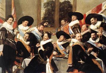 Banquet Of The Officers Of The St George Civic Guard Company Artwork by Frans Hals