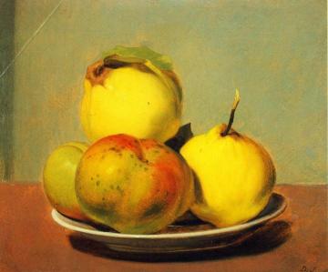 Dish Of Apples And Quinces Artwork by David Johnson