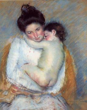 Mother and Child Artwork by Mary Cassatt