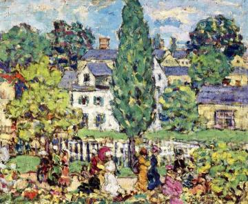 Afternoon Stroll, Summer Artwork by Maurice Prendergast