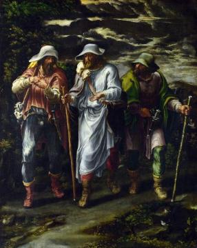 The Walk to Emmaus Artwork by Lelio Orsi