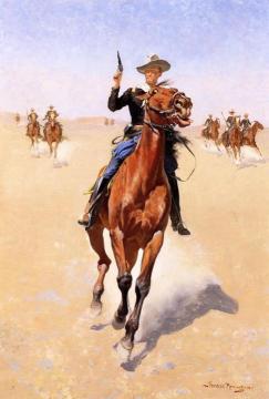 The Trooper Artwork by Frederic Remington