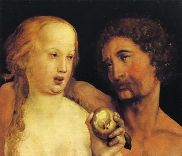 Adam and Eve Artwork by Hans Holbein the Younger