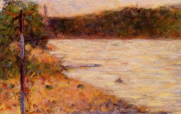 Banks of a River Artwork by Georges Seurat