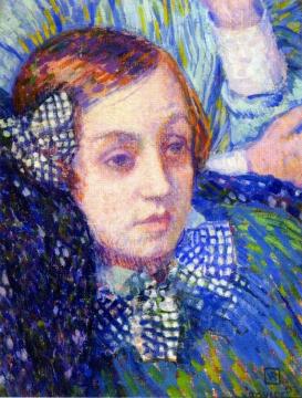 Elizabeth with Ribbons Artwork by Theo van Rysselberghe