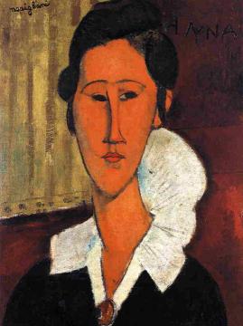 Anna (Hanka) Zborowska Artwork by Amedeo Modigliani