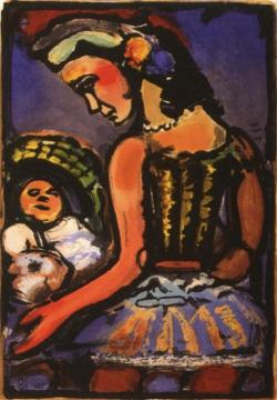 The Shooting Star Circus: Sleep, My Love Artwork by Georges Rouault