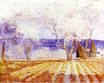 Fruit Trees in Blossom, Algiers Artwork by Charles Conder