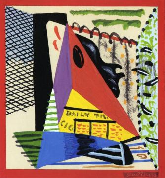 Daily Tribune and CIO Artwork by Stuart Davis