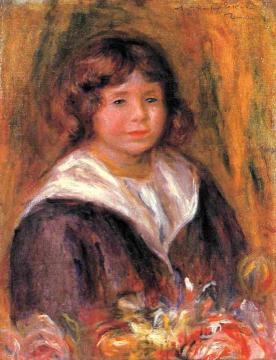 Portrait of a Boy (Jean Pascalis) Artwork by Pierre Auguste Renoir