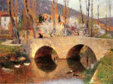 Le Pont à Labastide du Vert au Printemps Artwork by Henri Martin