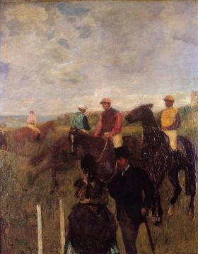 At The Races Artwork by Edgar Degas