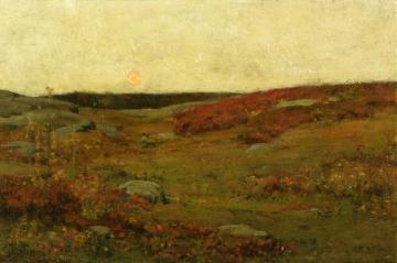 Sunrise - Autumn Artwork by Frederick Childe Hassam