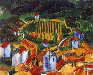 Vence Landscape Artwork by Raoul Dufy
