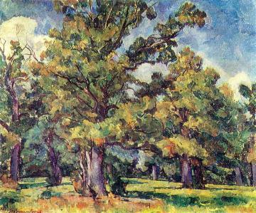 Oak Grove Artwork by Pyotr Konchalovsky