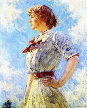 Against the Sky Artwork by Robert Lewis Reid