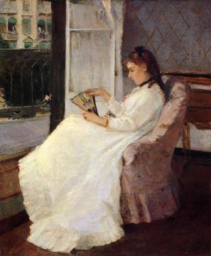 The Artist's Sister at a Window Artwork by Berthe Morisot