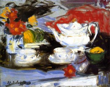 Still LIfe with White Teapot Artwork by Francis Campbell Boileau Cadell