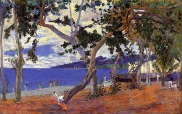 By the Seashore Artwork by Paul Gauguin