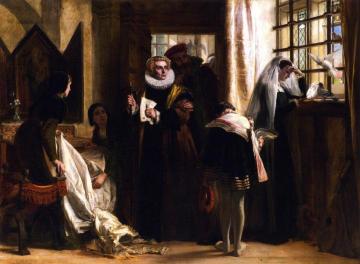 Mary Queen Of Scots In Captivity Artwork by John Callcott Horsley