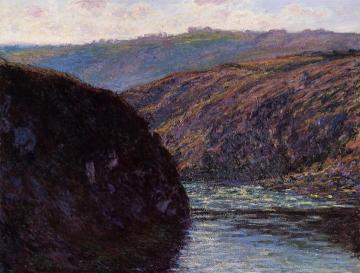 Valley of the Creuse, Afternoon Sunlight Artwork by Claude Oscar Monet