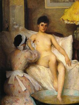 The Bath Artwork by Edmund Tarbell