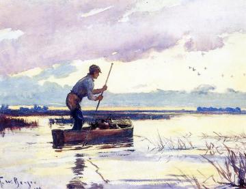 The Punter Artwork by Frank Weston Benson