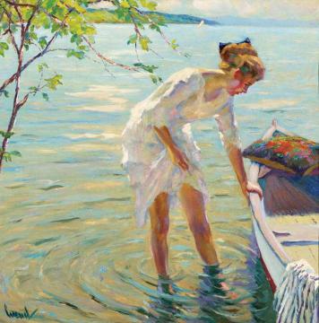 The Boat Artwork by Edward Cucuel