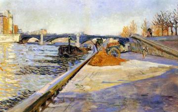 Paris - Quai de la Tournelle Artwork by Paul Signac