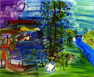 Langres Artwork by Raoul Dufy