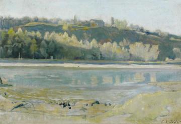 The Swiss Pine At Bois De La Bâtie Artwork by Ferdinand Hodler