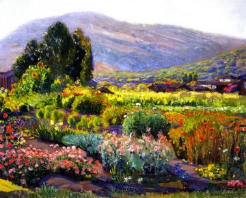 The Flower Garden - Laguna Artwork by Joseph Kleitsch