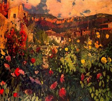 El jardín del alcalde Artwork by Joaquin Mir Trinxet