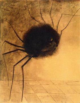 Spider Artwork by Odilon Redon