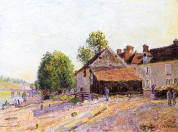Landscape near Moret Artwork by Alfred Sisley