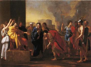 The Continence Of Scipio (after Nicholas Poussin) Artwork by John Smibert
