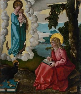 Saint John on Patmos Artwork by Hans Baldung Grien