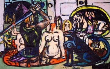 Perseus' (hercules') Last Duty Artwork by Max Beckmann