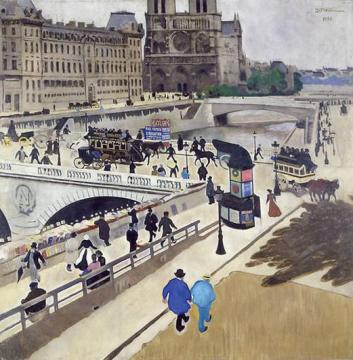 Life At The Quai, Paris Artwork by Jans Ferdinand Willumsen