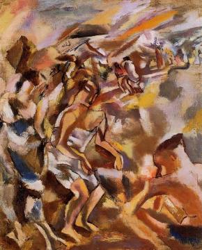 Cuban Figures Artwork by Jules Pascin