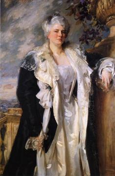 Mrs. Ernest Hills Artwork by John Singer Sargent